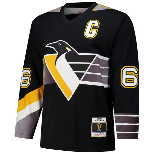 Mitchell & Ness Mario Lemieux Pittsburgh Penguins 1996-97 Power Play Jersey