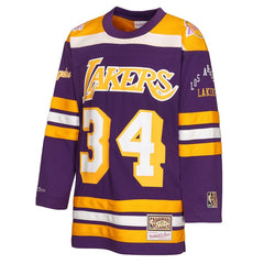 Mitchell & Ness Shaquille O'Neal Los Angeles Lakers Youth Jersey