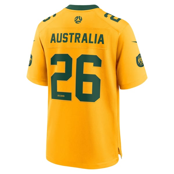 Nike Australia National Team x NFL Game Jersey Gold