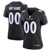 Nike Baltimore Ravens Women's Alternate Custom Game Jersey
