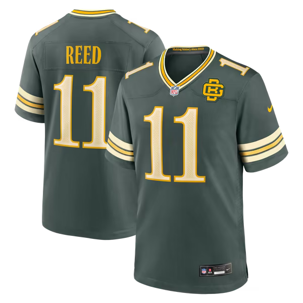 Nike Jayden Reed Green Bay Packers 2026 Rivalries Game Jersey