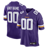 Nike Minnesota Vikings Purple Custom Game Jersey