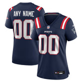 Nike New England Patriots Women's Custom Game Jersey Navy