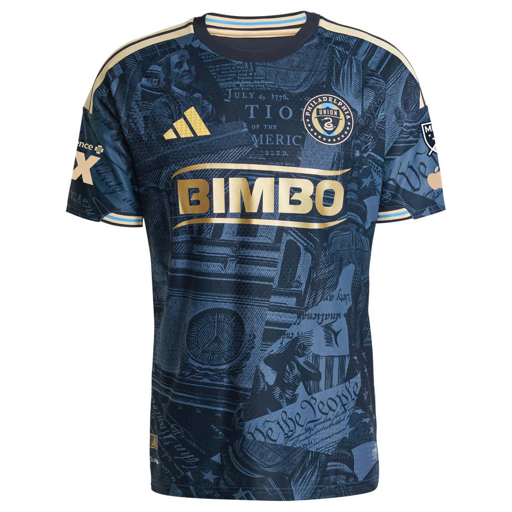 Adidas Quinn Sullivan Philadelphia Union 2026 1776 Kit Authentic Patch Jersey