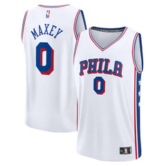 Tyrese Maxey Philadelphia 76ers Association Edition Replica Jersey