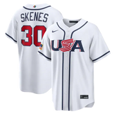 USA Baseball White Stadium Jersey (Paul Skenes)