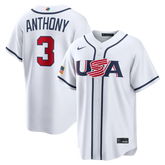 USA White Baseball Jersey (Roman Anthony)