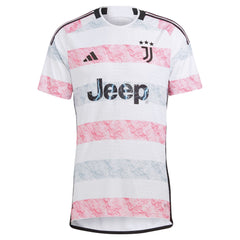 Timothy Weah Juventus adidas 2023/24 Away Authentic Jersey - White adidas