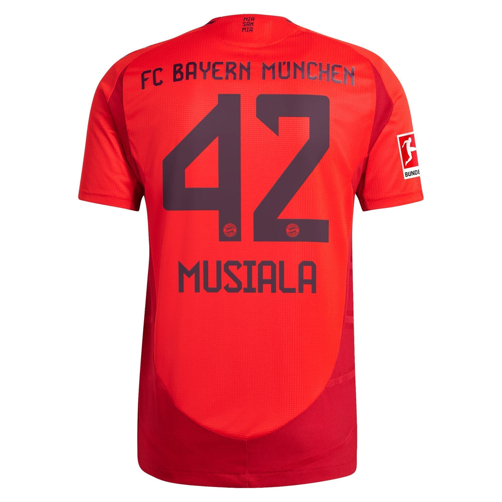 Jamal Musiala Bayern Munich adidas 2024/25 Home Authentic Player Jersey - Red adidas