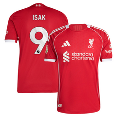 Alexander Isak Liverpool adidas 2025/26 Home Authentic Player Jersey - Red Adidas