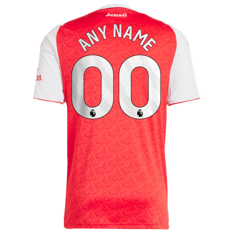 Arsenal adidas 2025/26 Home Custom Jersey - Red Adidas