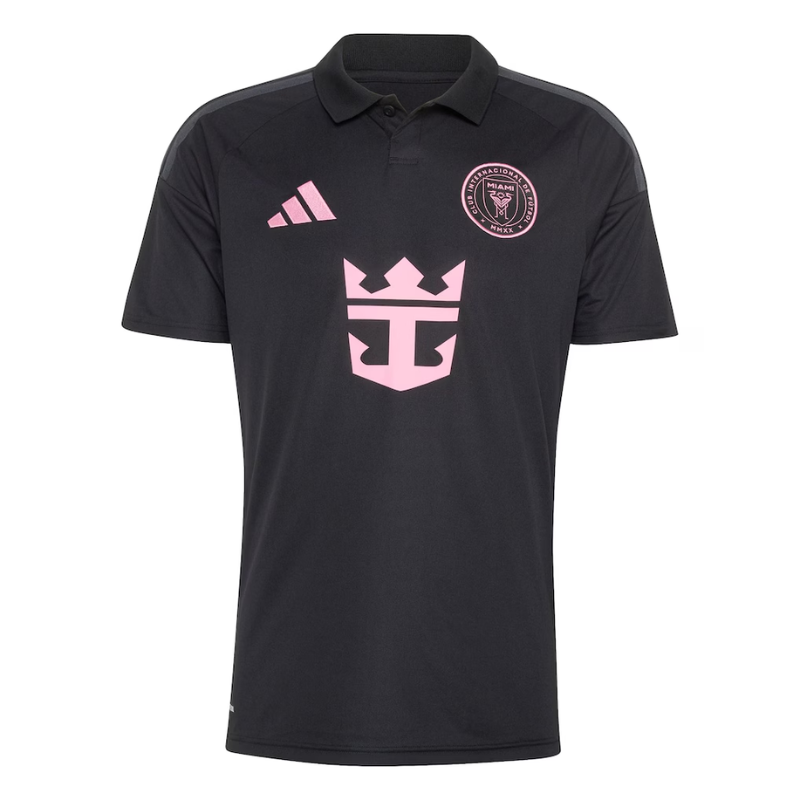 Inter Miami Black & Pink Performance Football Jersey – Premium Soccer Shirt (Messi)
