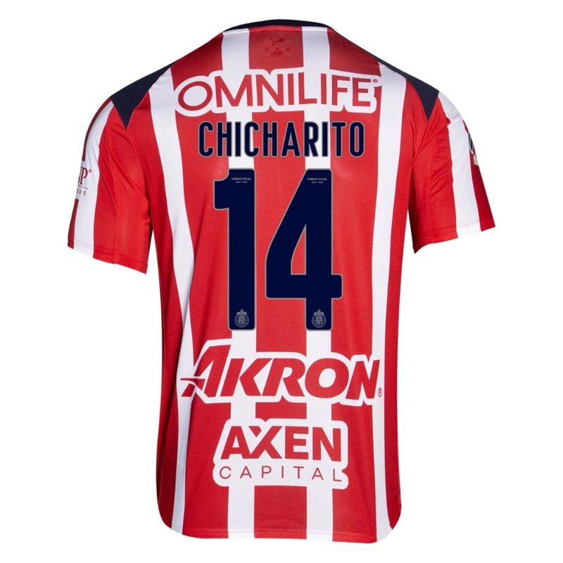 Chivas Guadalajara Chicharito Red & White Soccer Jersey