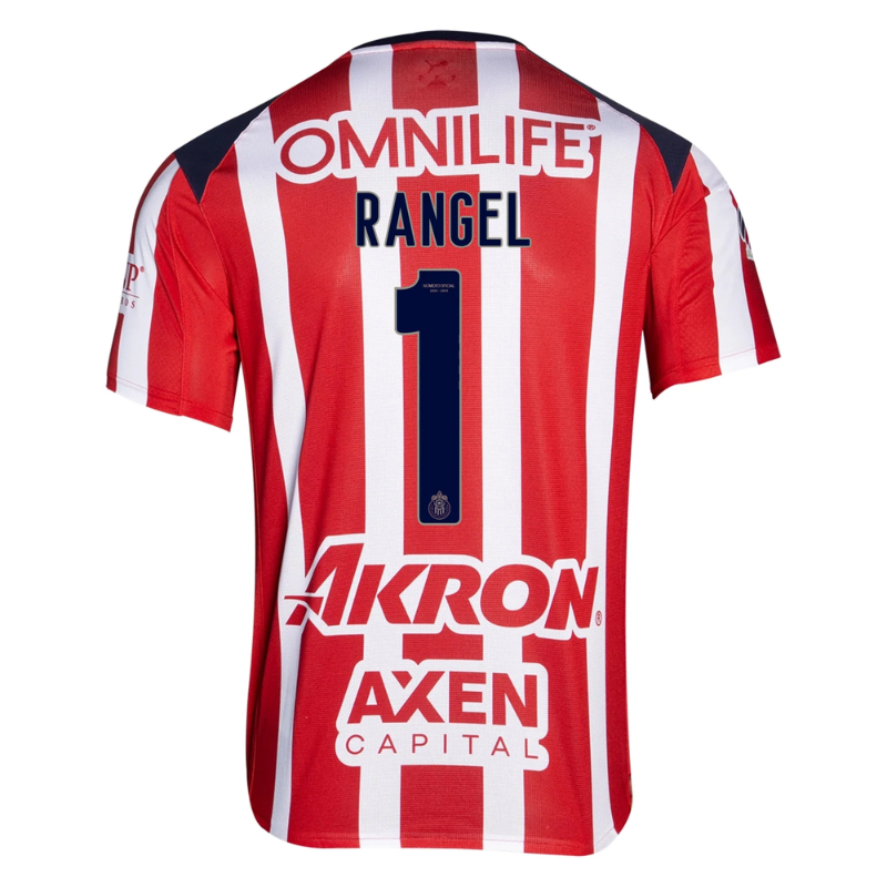 Chivas Guadalajara Rangel Red & White Soccer Jersey
