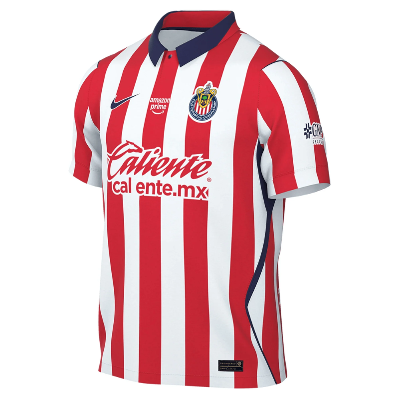 Chivas Guadalajara Red & White Polo Soccer Jersey