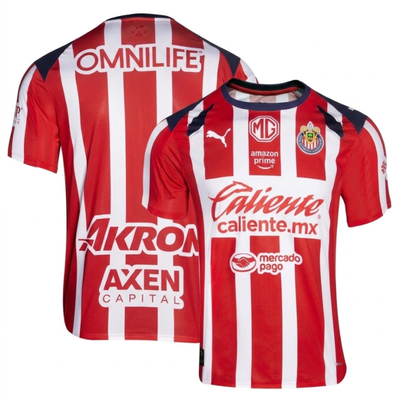 Chivas Guadalajara Red & White Soccer Jersey