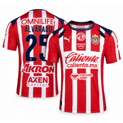 Chivas Guadalajara Roberto Alvarado Red & White Soccer Jersey
