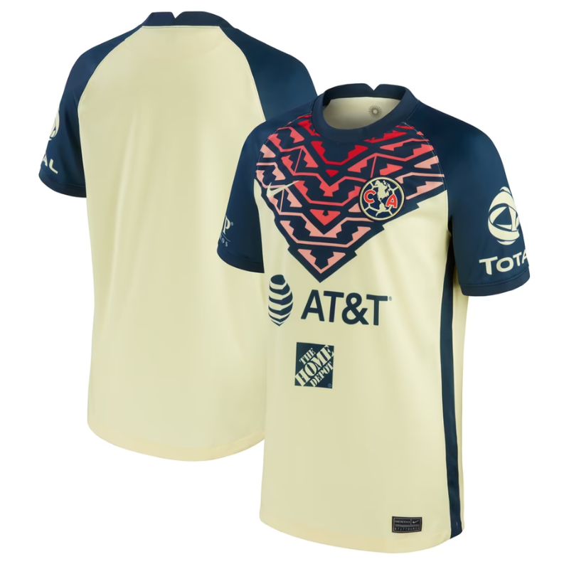Club America  2021/22 Home Breathe Stadium Jersey - Yellow
