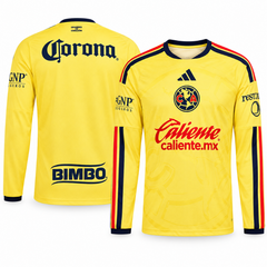 Club America 2026/27 Home Long Sleeve Jersey - Yellow