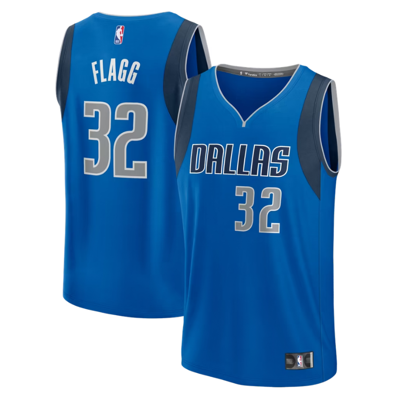 Dallas Royal Blue & Navy Basketball Jersey (Flagg)