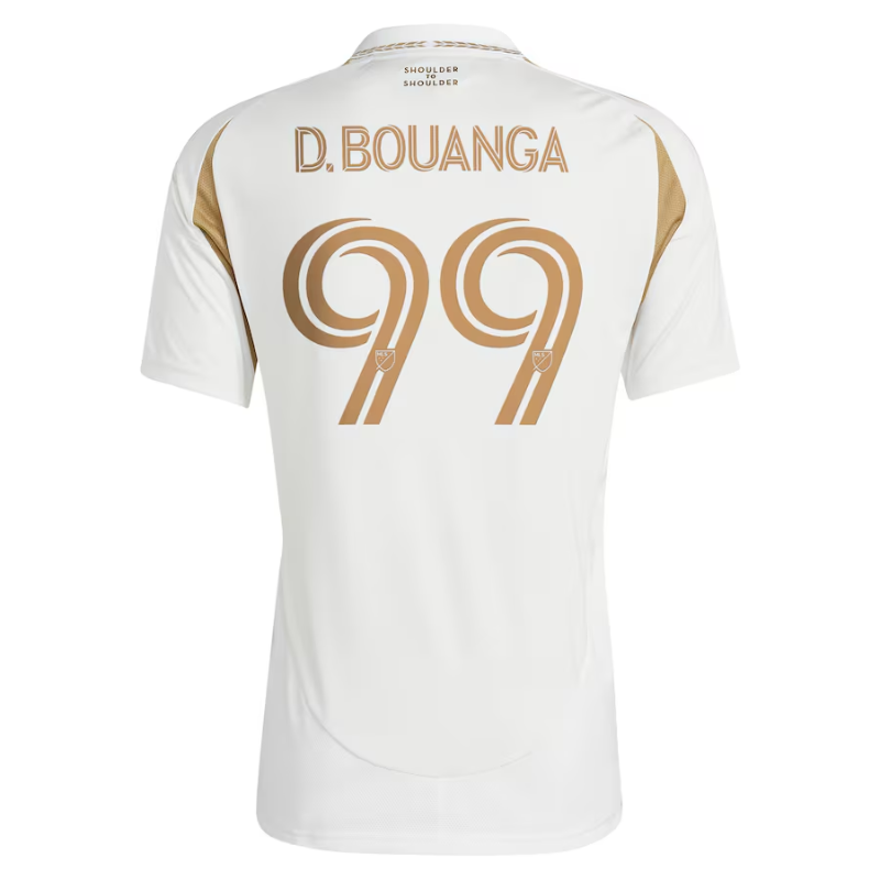 Denis Bouanga LAFC adidas 2025 Secondary Player Jersey - White Adidas