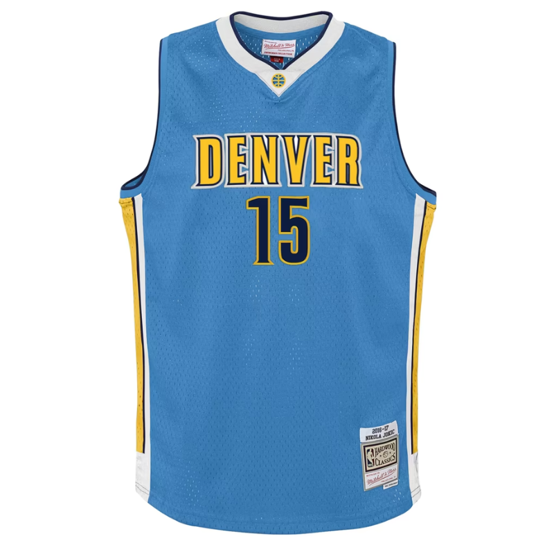 Denver Light Blue Basketball Jersey (Jokic)