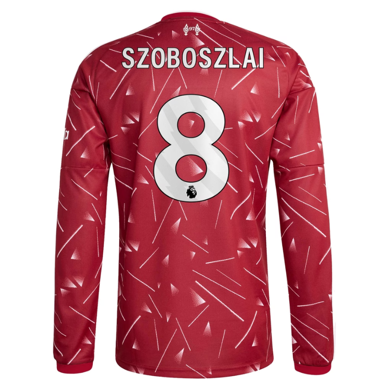 Dominik Szoboszlai Liverpool adidas 2026/27 Home Long Sleeve Jersey - Red