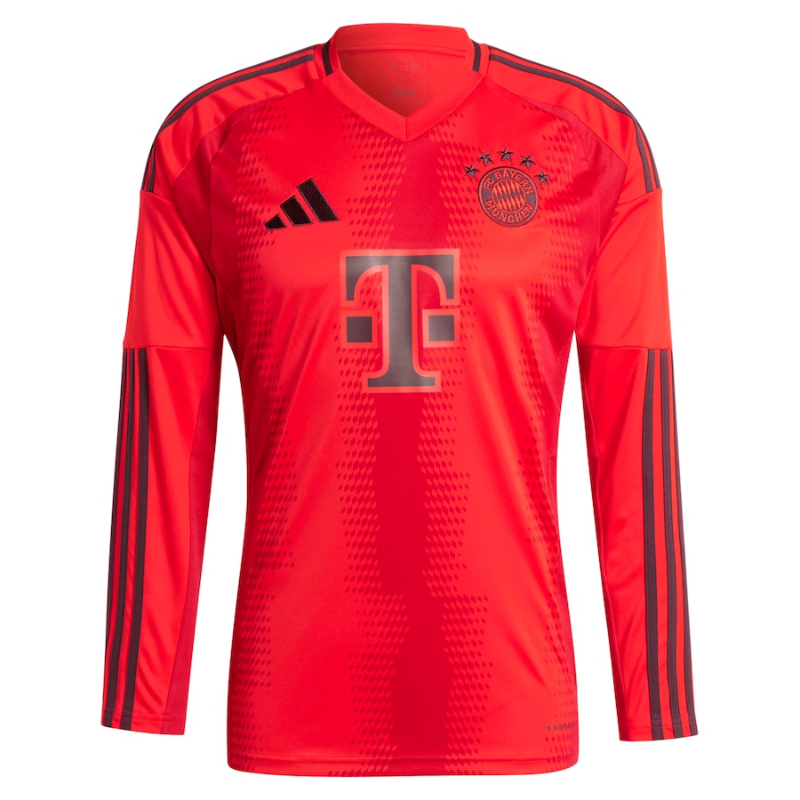 Harry Kane Bayern Munich adidas 2024/25 Home Long Sleeve Player Jersey - Red Adidas