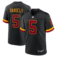 Jayden Daniels Washington Commanders Alternate Hail Raiser Jersey - Black