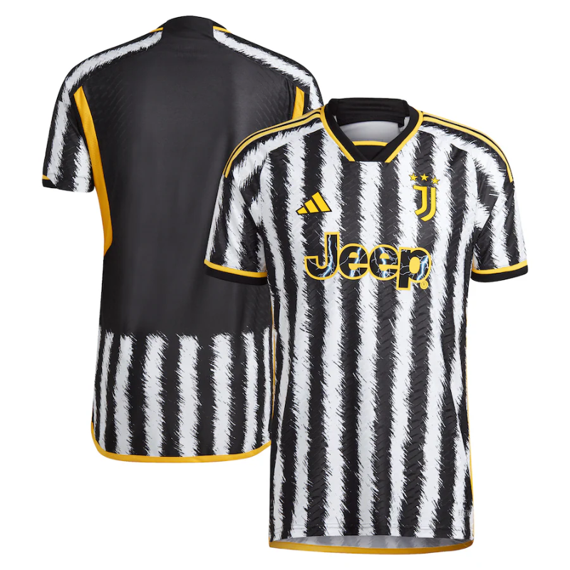 Juventus Adidas 2023/24 Home Authentic Jersey - Black Adidas