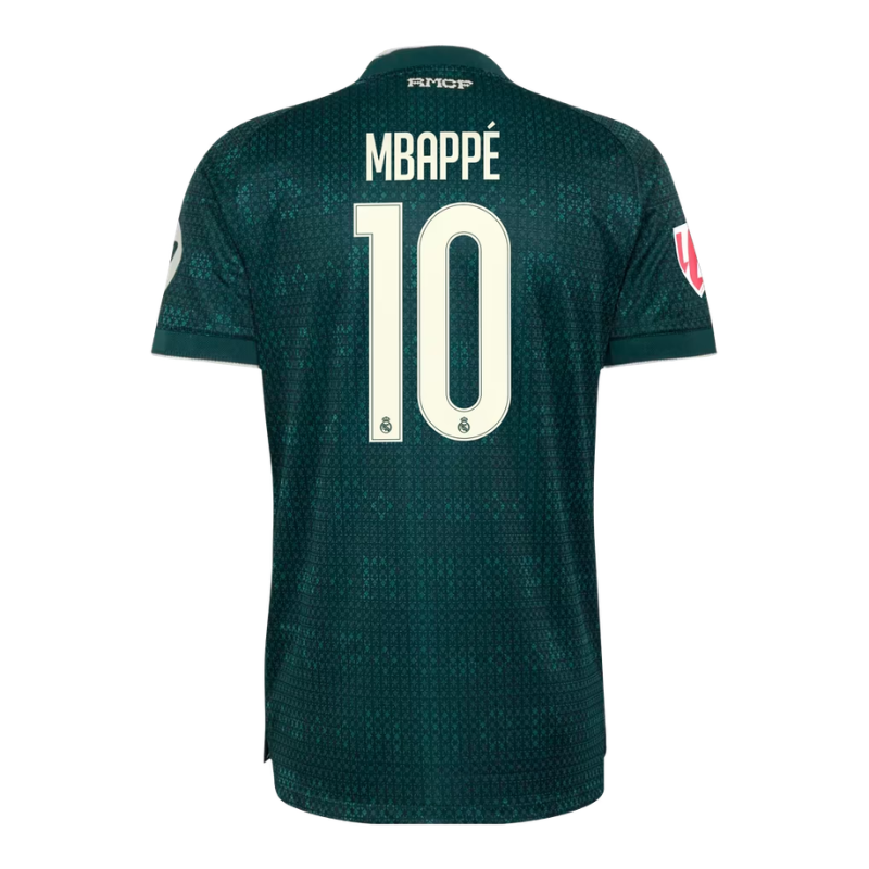 Kylian Mbappé Real Madrid 2026/27 Away On-Field Jersey - Green