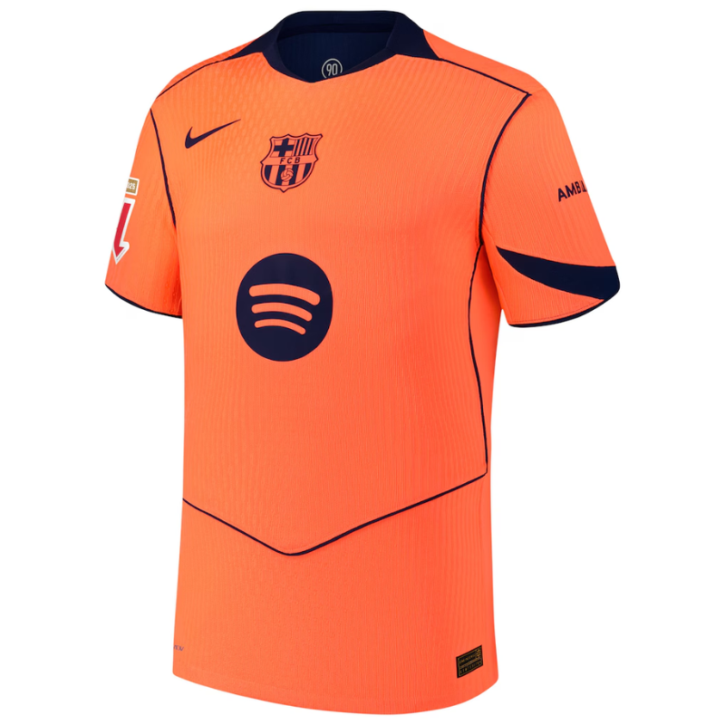 Lamine Yamal Barcelona Nike 2025/26 Third Authentic Player Jersey - Orange Nike