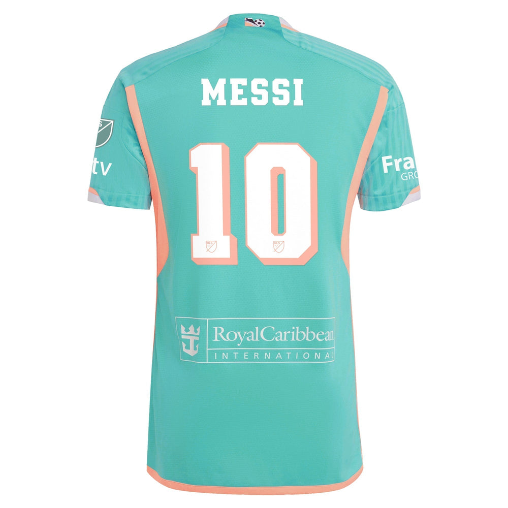 Lionel Messi Inter Miami CF adidas 2024 Archive Authentic Jersey - Aqua Adidas
