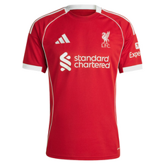 Liverpool adidas 2025/26 Home Custom Jersey - Red Adidas