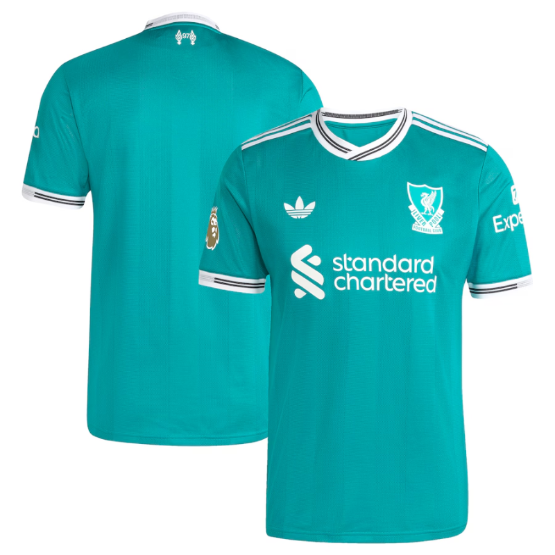 Liverpool adidas 2025/26 Third Authentic Jersey with Patch - Green Adidas