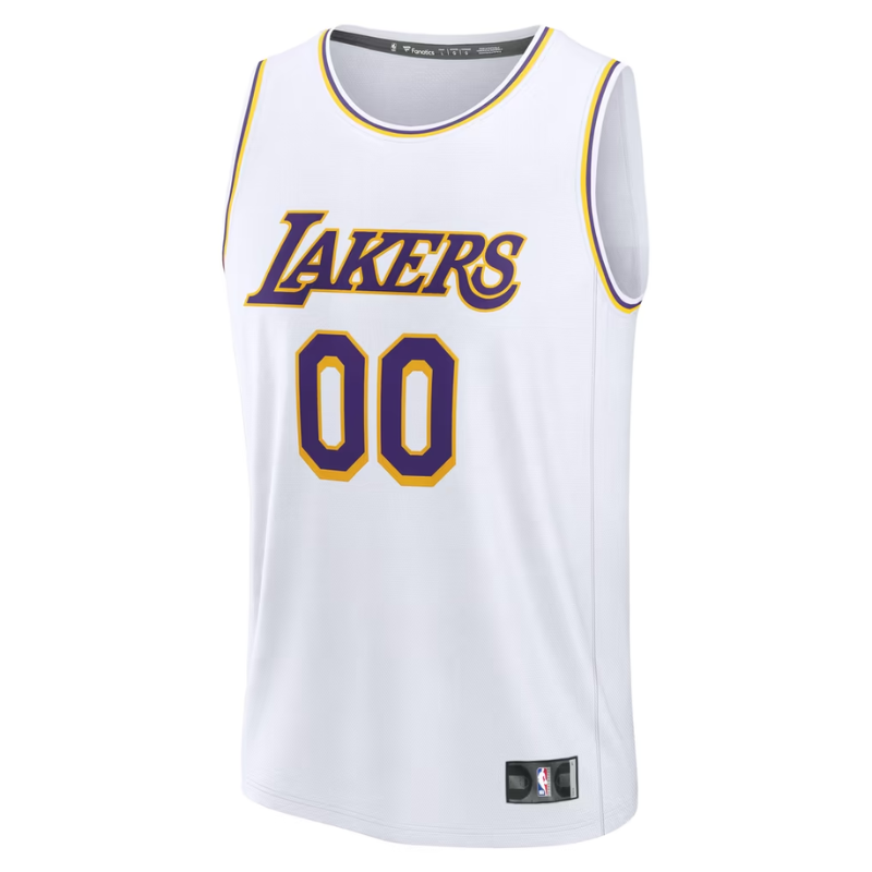 Los Angeles Lakers White, Purple & Gold Association Edition Basketball Jersey