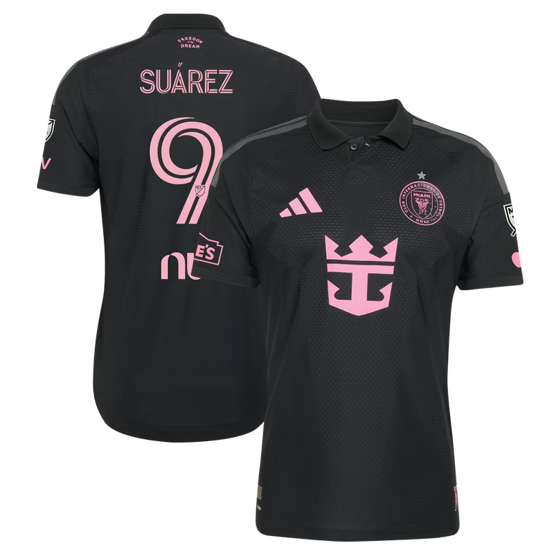 Luis Suárez Inter Miami CF Black 2026 Presagio On-Field Patch Jersey