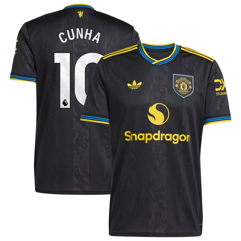 Manchester United Third Shirt 2025-26 with Cunha 10