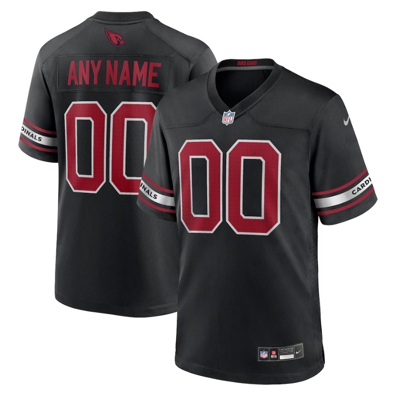 Black & Red Custom American Football Jersey (Arizona)