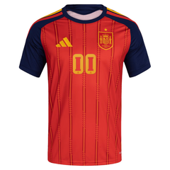 Red and Navy Custom Football Shirt – Slim Fit Pro-Style Matchday Performance Top