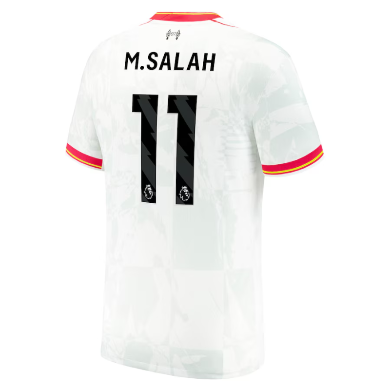 Mohamed Salah Liverpool Nike 2024/25 Third Jersey - White Nike