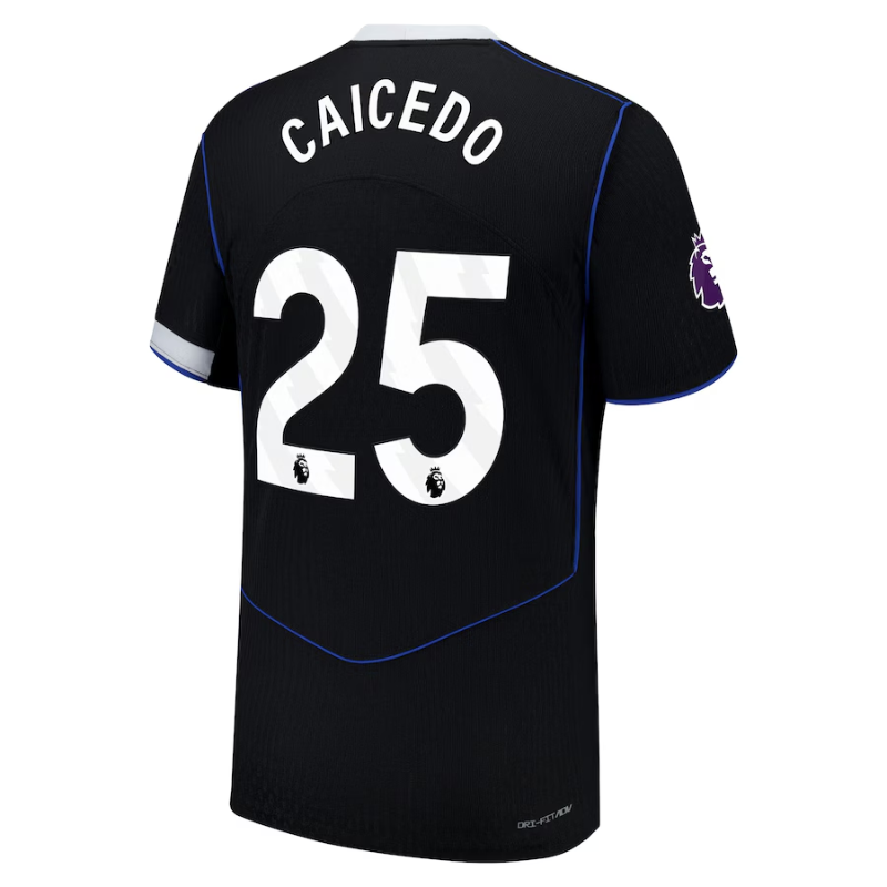 Moisés Caicedo Chelsea Nike 2025/26 Third Authentic Player Jersey - Black Nike