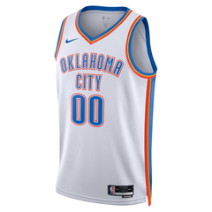 Oklahoma City White & Blue Basketball Jersey