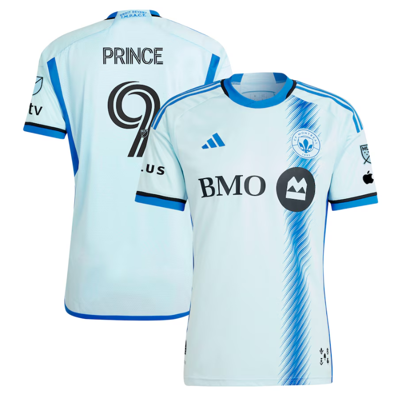 Prince Owusu CF Montreal adidas 2024 Montréal Original Authentic Player Jersey - Light Blue adidas