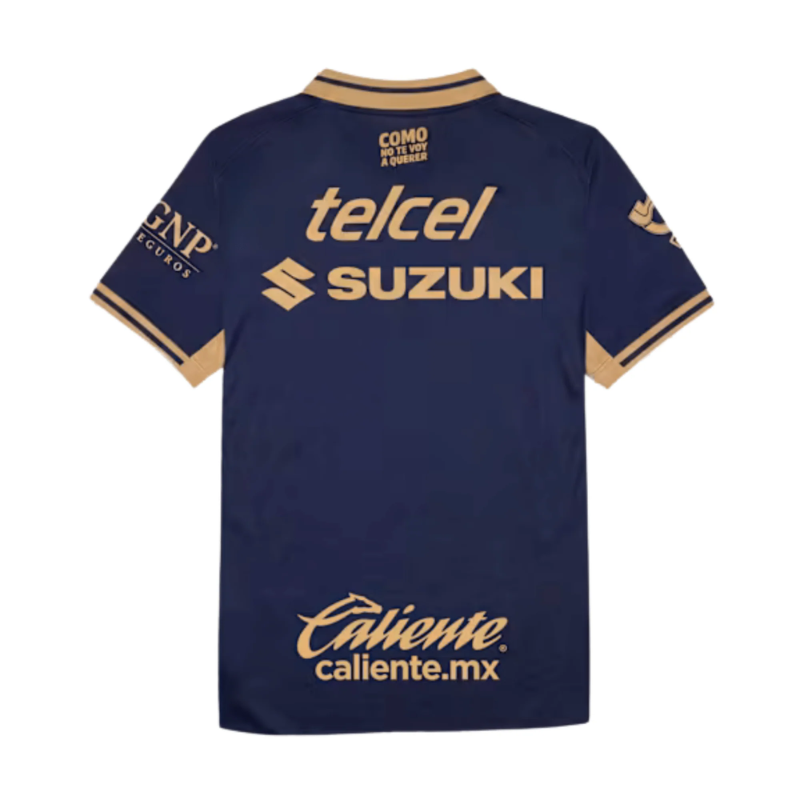 Pumas UNAM Navy & Gold Soccer Jersey 26/27 (Navy)