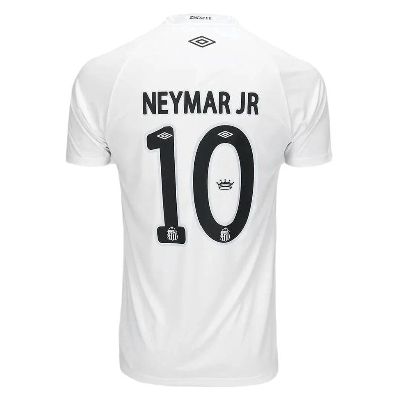 Santos FC Neymar Jr White Soccer Jersey
