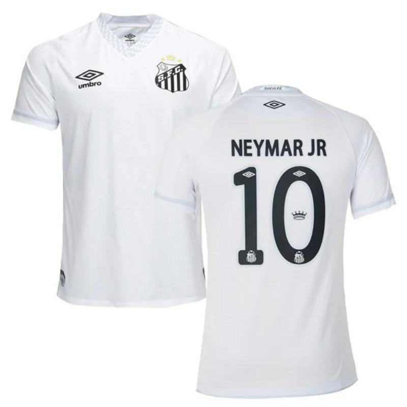 Santos FC Neymar Jr White Soccer Jersey