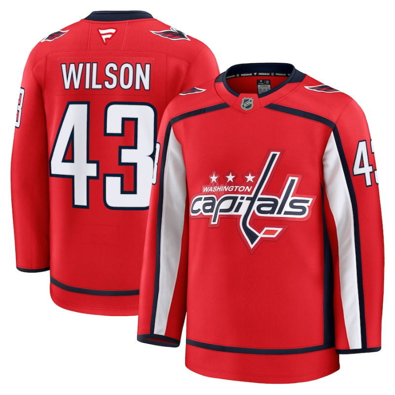 Tom Wilson Washington Capitals Fanatics Home Premium Jersey - Red
