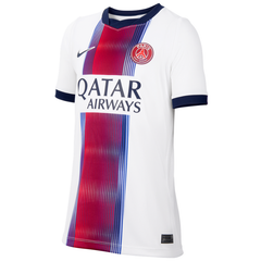 Paris Style White, Red & Navy Soccer Jersey (Dembélé)