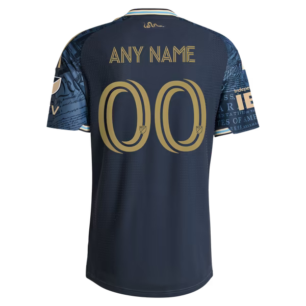 Adidas Philadelphia Union 2026 1776 Kit Authentic Custom Jersey